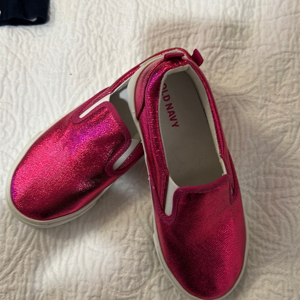 Old navy sparkly pink shoes